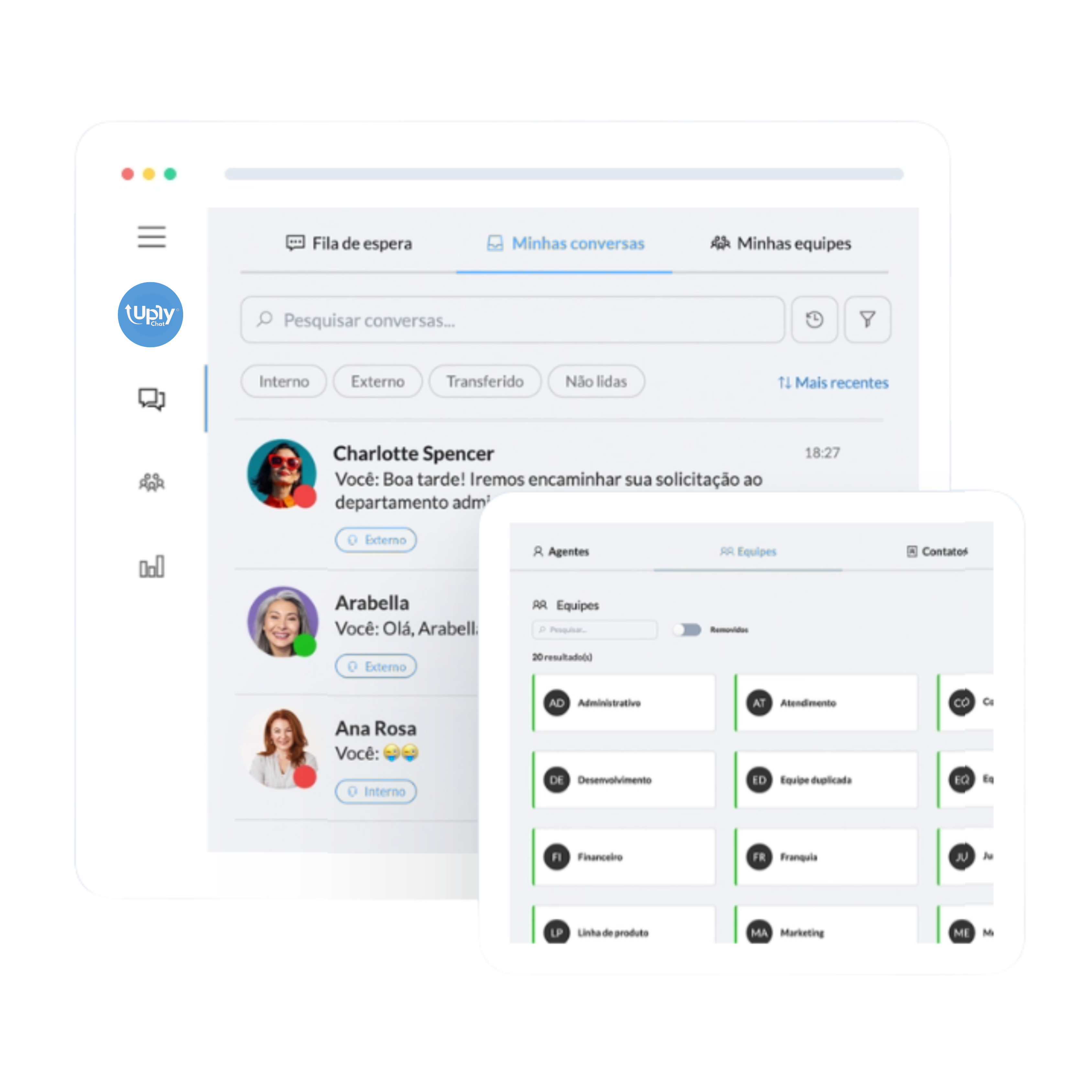 Plataforma Uply Chat